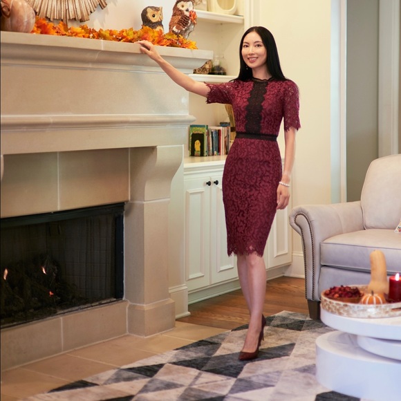 Rachel Parcell Dresses Rachel Parcell Lace Dress Color In Plum